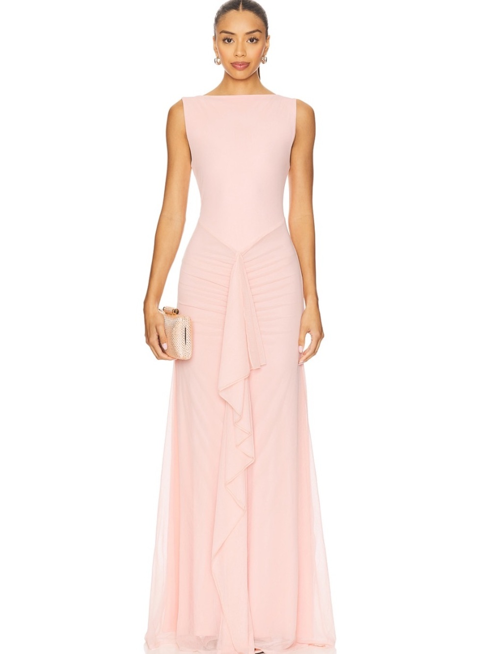 Lovers + Friends Blush Pink Maxi Dress